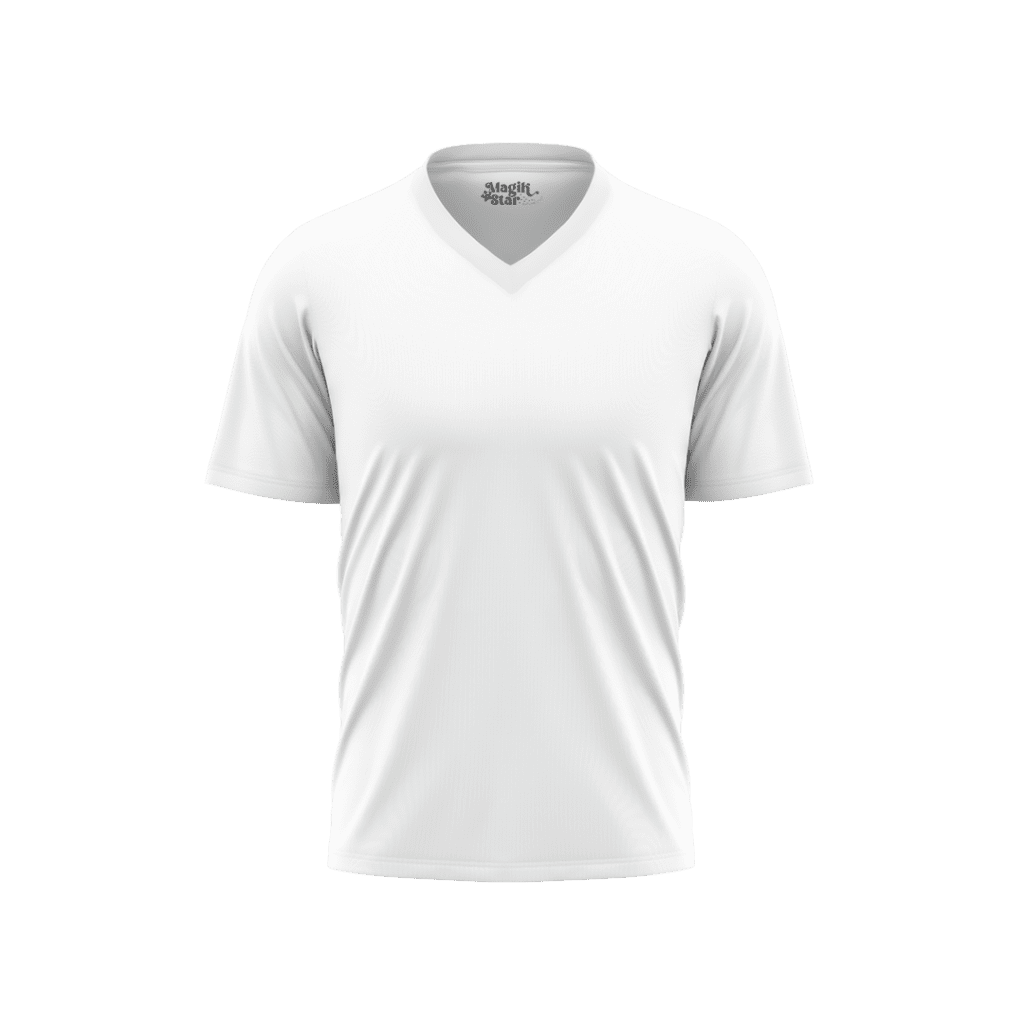 Men Solid V Neck Half Sleeve T Shirt Magikstar